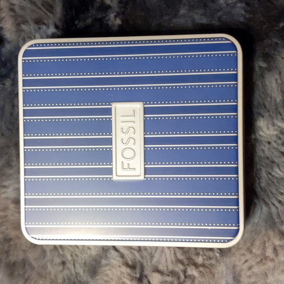 Fossil black leather trifold wallet NIB - Picture 2 of 6